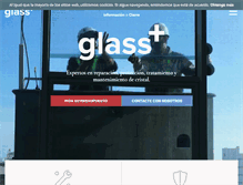 Tablet Screenshot of glass-p.com